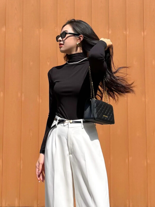 Áo thun cổ lọ GA030