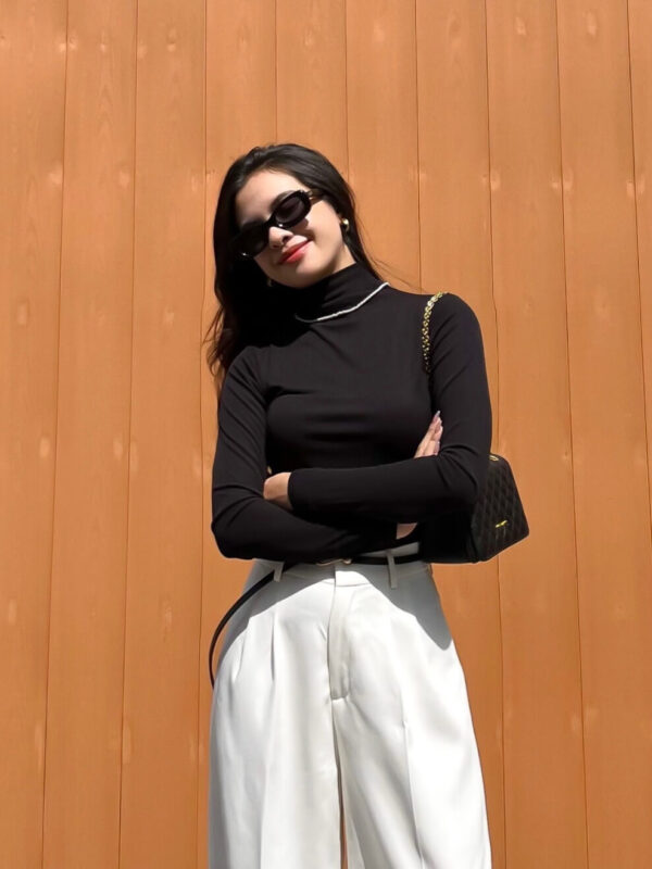 Áo thun cổ lọ GA030