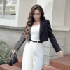 Áo Blazer Form Ngắn