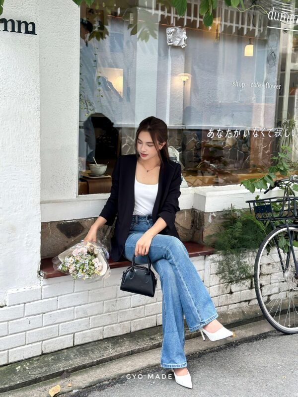 Áo Blazer Dáng Suông Thanh Lịch