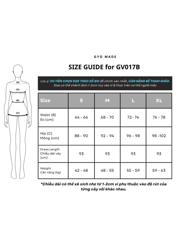 Chân váy xẻ giữa GV017