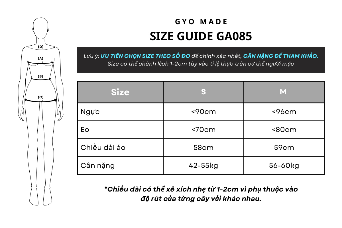 áo voan độn vai đỏ GA085 size