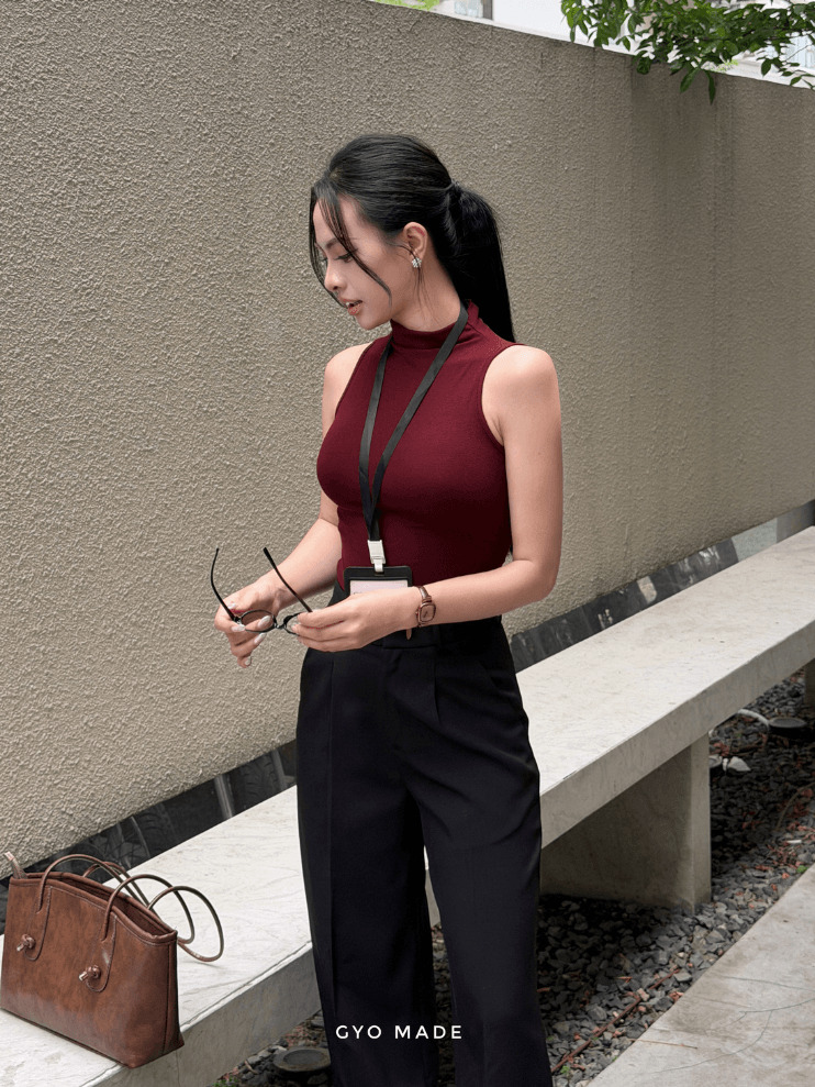 Áo cổ lọ sát nách GA118 (4)