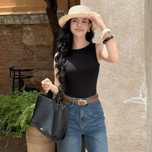 Áo Ba Lỗ Nữ Khoét Lưng Thun Bobby