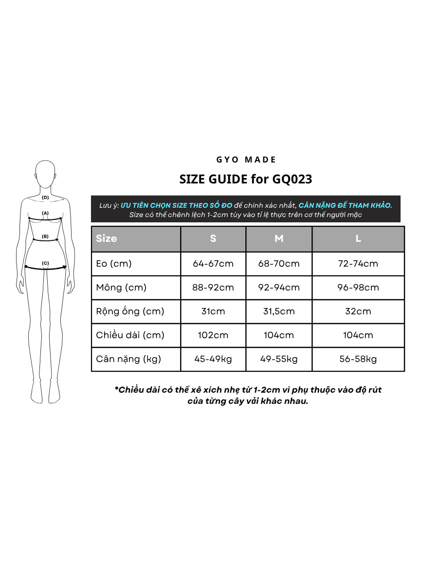 Quần Kaki Nữ Dáng Loe Nhẹ Kaki Nhung - Hình ảnh 5