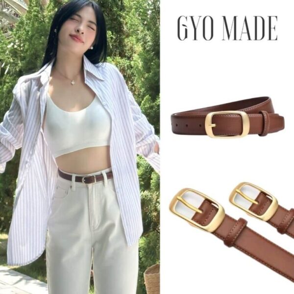Dây Thắt Lưng Nữ Khóa Chữ Nhật